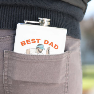 Best Dad By Par Hip Flask