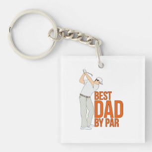 Best Dad By Par Key Ring