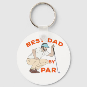 Best Dad By Par Key Ring