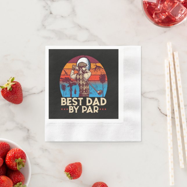 Best Dad By Par Napkin (Insitu)
