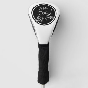 Best Dad By Par Personalised Custom Monogram Funny Golf Head Cover