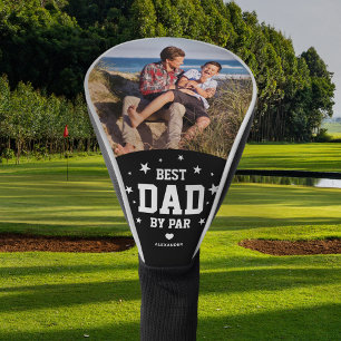 Best Dad By Par Photo Father's Day Golf Head Cover