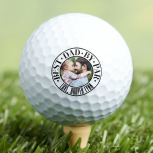 Best Dad By Par Photo Golf Balls