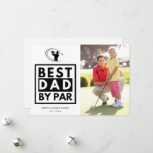 Best Dad by Par Photo Golfing Father's Day