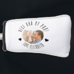 BEST dad BY PAR Photo Personalised father's day Golf Head Cover<br><div class="desc">Designed by the Arty Apples</div>