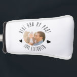 BEST dad BY PAR Photo Personalised father's day Golf Head Cover<br><div class="desc">Designed by the Arty Apples</div>