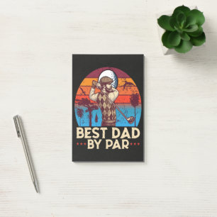 Best Dad By Par Post-it Notes