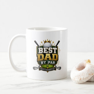 “Best Dad by Par” Theme Coffee Mug