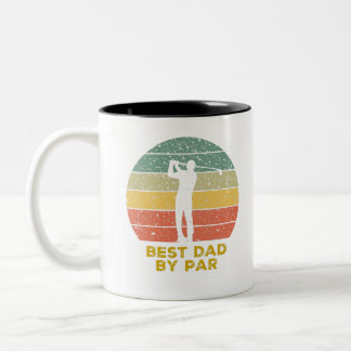 Best Dad By Par Two-Tone Coffee Mug