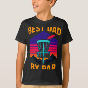 Best Dad By Par - Vintage Disc Golf  T-Shirt