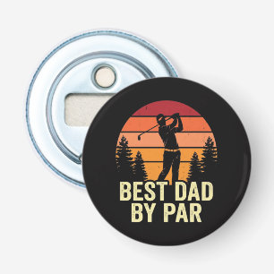 Best Dad By Par Vintage Golf Bottle Opener