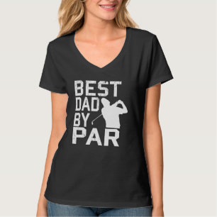 Best Dad By Par Vintage Pro Golfer Father's Day 20 T-Shirt