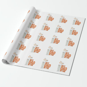 Best Dad By Par Wrapping Paper
