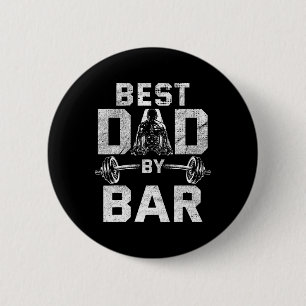 Best Dad By R For Gym Workout Dads For Fathers Day 6 Cm Round Badge