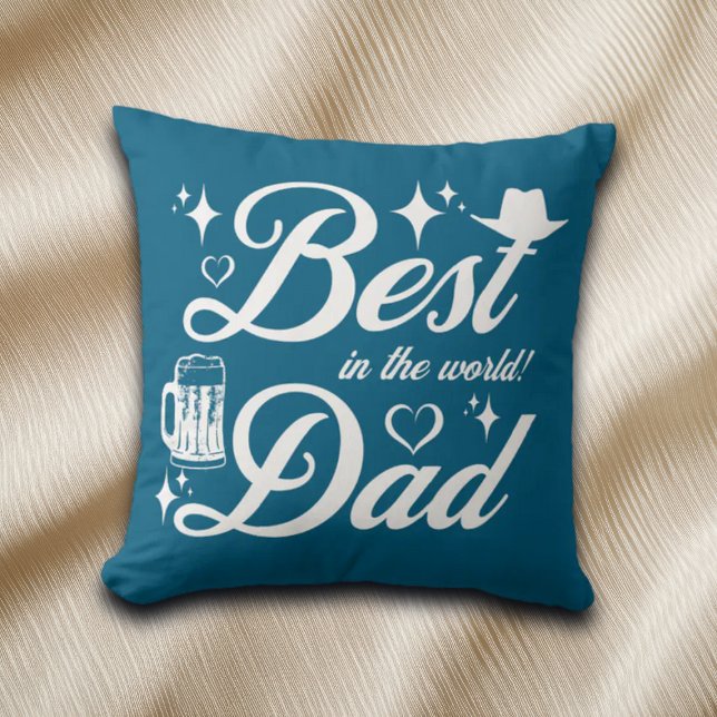 Best Dad Elegant Design Cushion (Creator Uploaded)