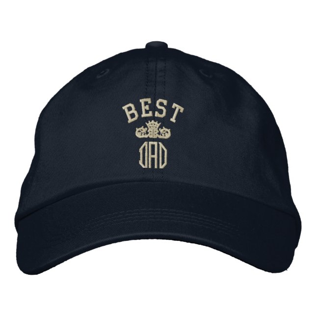 Best DAD Embroidered Hat (Front)