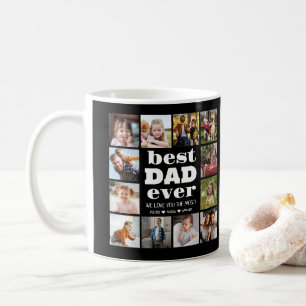 Best DAD Ever 12 Photo Collage Coffee Mug