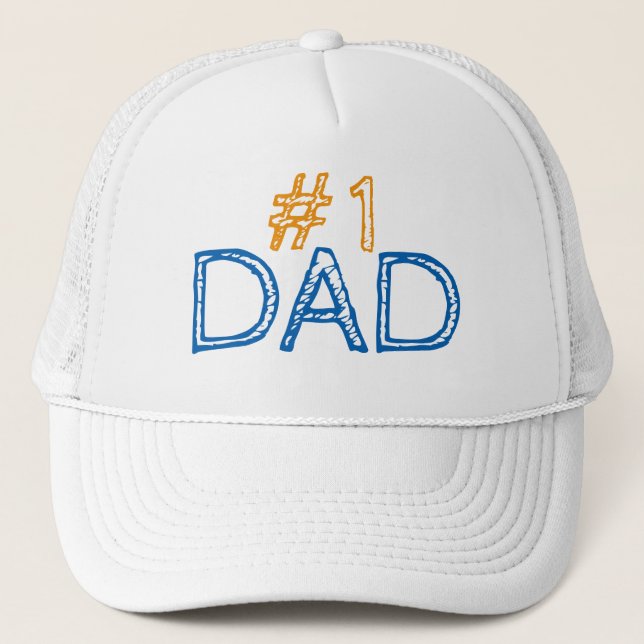 Best Dad Ever | 1 Dad Baseball Hat (Front)