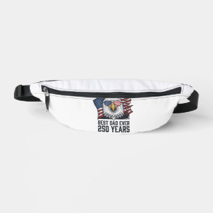 Best Dad Ever 250 Years Patriotic Eagle Dad T-Shir Bum Bags