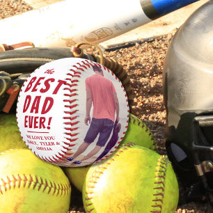 Best Dad Ever 2 Photo Collage Father Softball