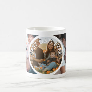 Best dad ever 3 Photo father's day Coffee Mug