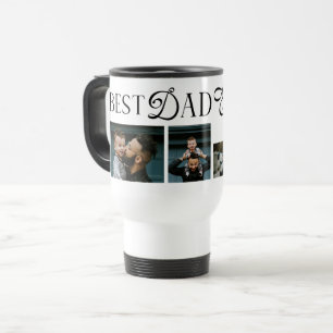 Best Dad Ever 3 Photos Heart fathers Day Gifts Travel Mug