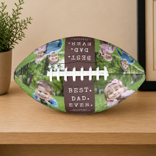 Best Dad Ever 4 Photos Keepsake Football American Football