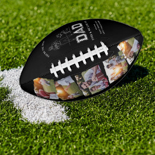 Best Dad Ever   5 Photo Father's Day American Football