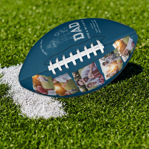 Best Dad Ever   5 Photo Father's Day American Football