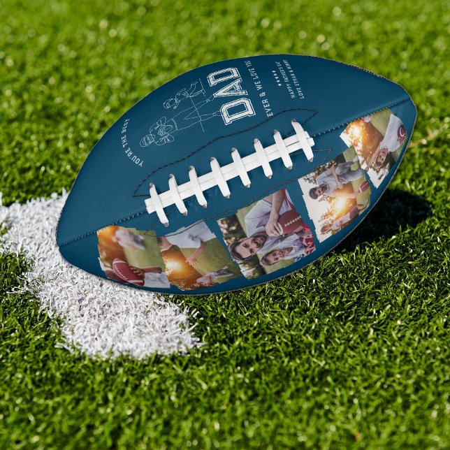 Best Dad Ever | 5 Photo Father's Day American Football (Creator Uploaded)