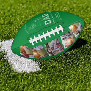 Best Dad Ever   5 Photo Father's Day American Football