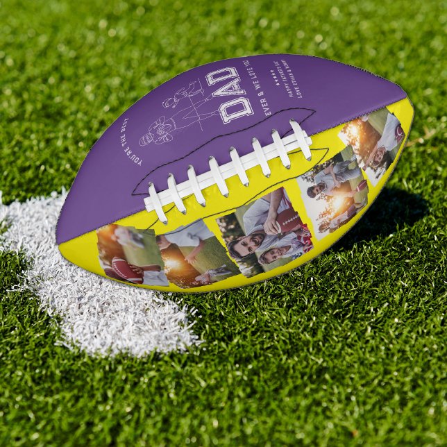 Best Dad Ever | 5 Photo Father's Day American Football (Creator Uploaded)