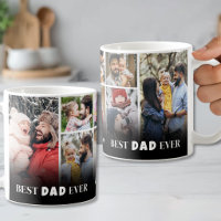 Best Dad Ever 8 Photo Collage Fathers Day