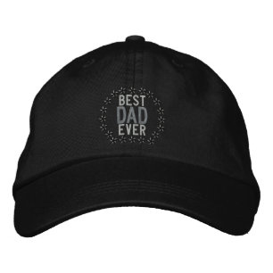 Best Dad Ever All Star SuperDad Embroidery Embroidered Hat