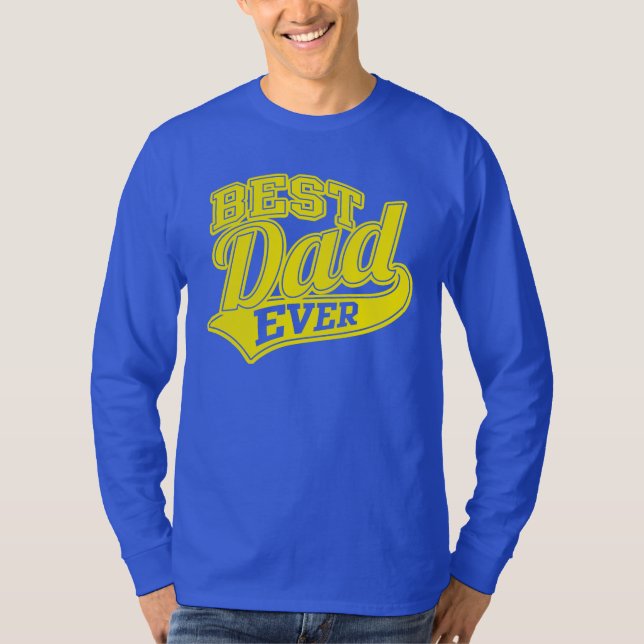 Best Dad Ever All Star SuperDad T-Shirt (Front)