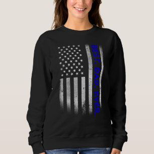 Best  Dad  Ever  American Flag   Father's Day   Sweatshirt