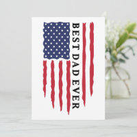 Best Dad Ever American Flag