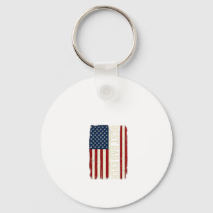 Best Dad Ever American Flag Vintage Vector Shirt_1 Key Ring