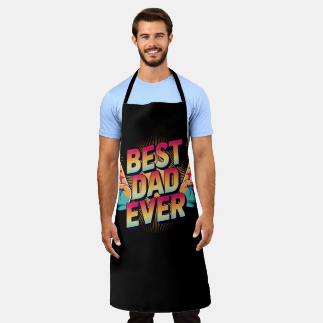 Best Dad Ever  Apron (Worn)
