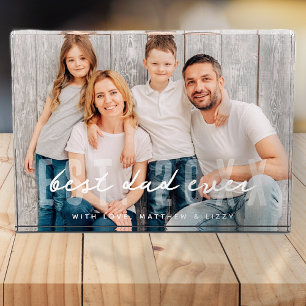 Best Dad Ever Athletic Modern Photo Father's Day