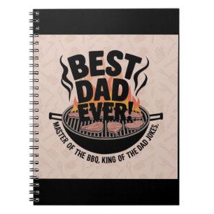 Best Dad Ever BBQ Design – King of the Grill Notebook
