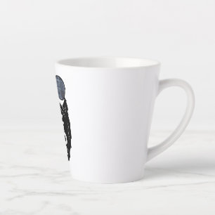 Best Dad ever beard bearded Dad sunglasses black Latte Mug