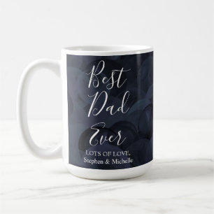 Best Dad Ever Black Charcoal Father's Day Coffee Mug