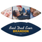 Best Dad Ever Blue Custom Photo