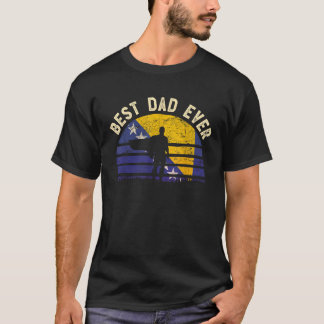 Best Dad Ever Bosnia Herzegovina Hero Vintage Flag T-Shirt