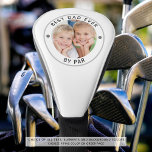 BEST DAD EVER BY PAR One Photo Golf Head Cover<br><div class="desc">Create your own personalised, custom photo golf driver head cover for the golf lover father with the suggested funny golf saying BEST DAD EVER BY PAR and one picture. CHANGES: Change the text font style, colour, size, curvature and placement, add text, a name or monogram or change the circle frame...</div>