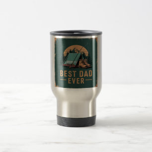 Best Dad Ever Camping Design Travel Mug