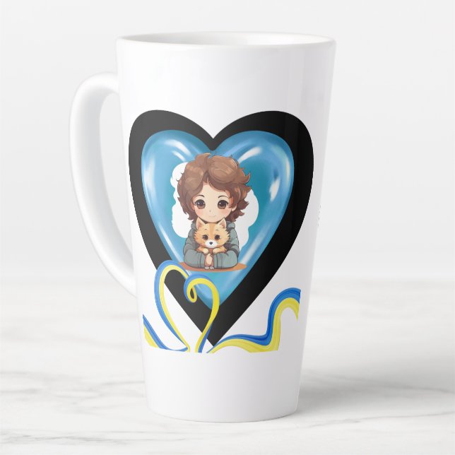 Best Dad Ever Canada's Top Father  Latte Mug (Left Angle)