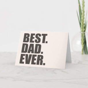 Best. Dad. Ever. Card