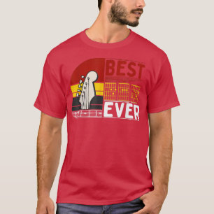 Best Dad Ever Chord Guitarist Fathers Day Gift Gui T-Shirt